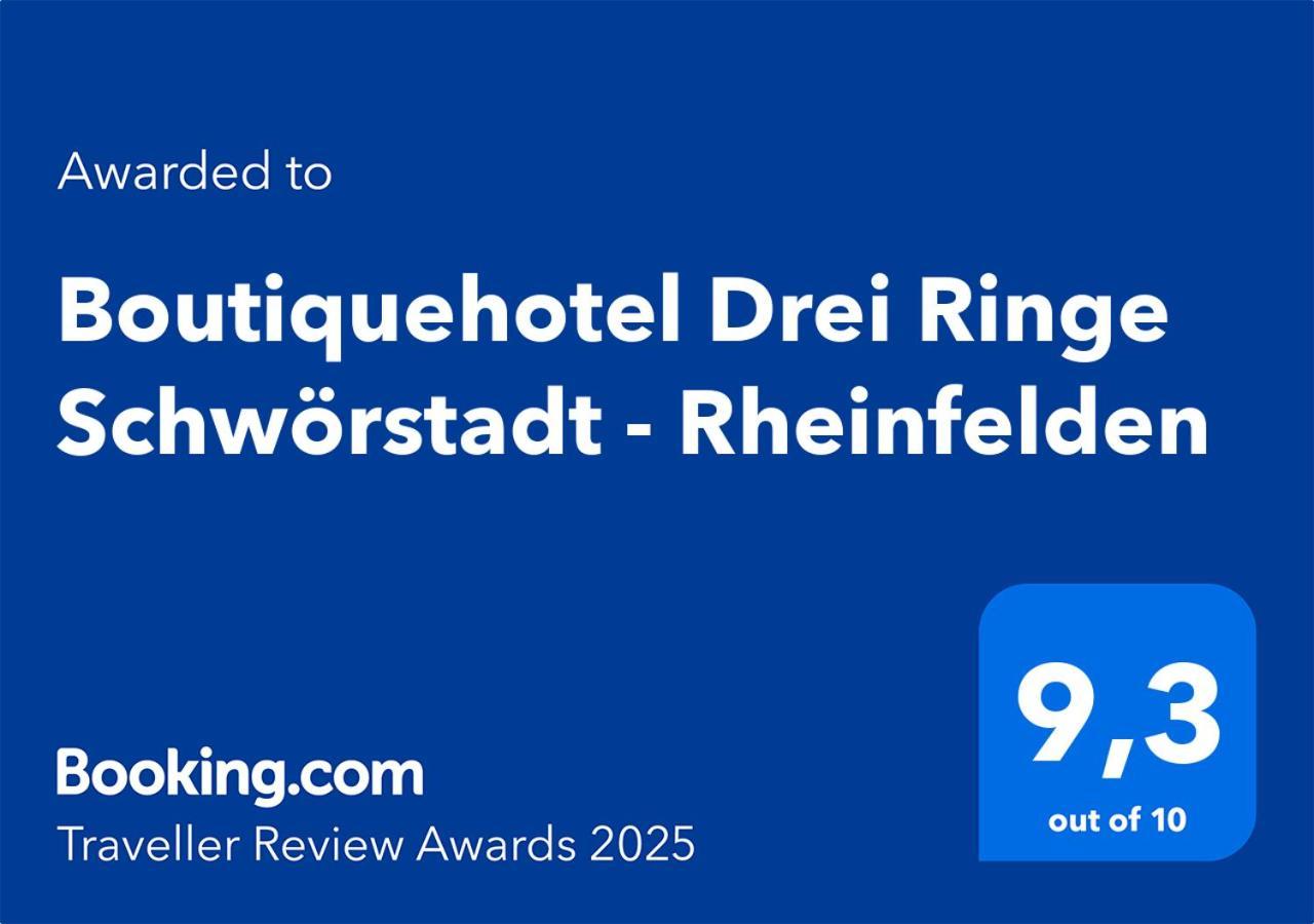 Boutiquehotel Drei Ringe Schwoerstadt - Rheinfelden Exterior foto